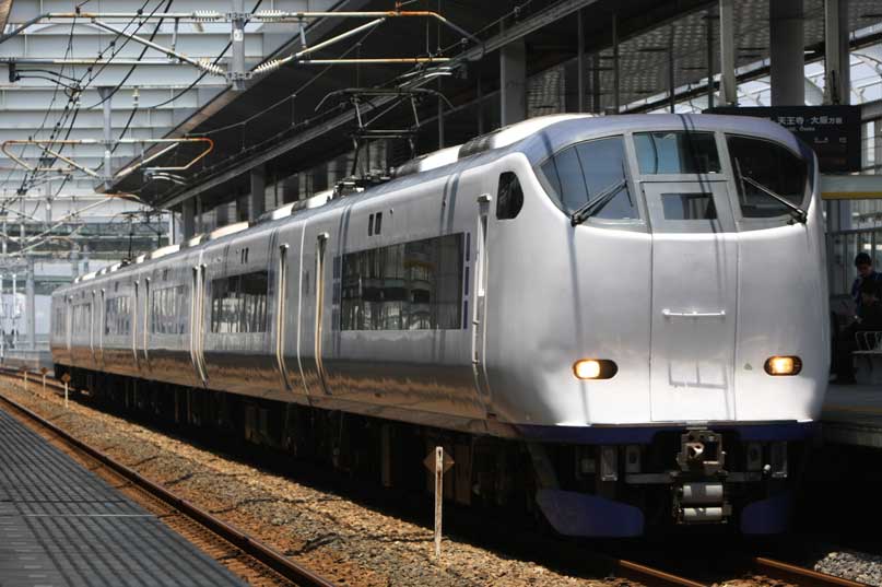 281系関西空港特急「はるか」　関西空港線　りんくうタウン駅通過