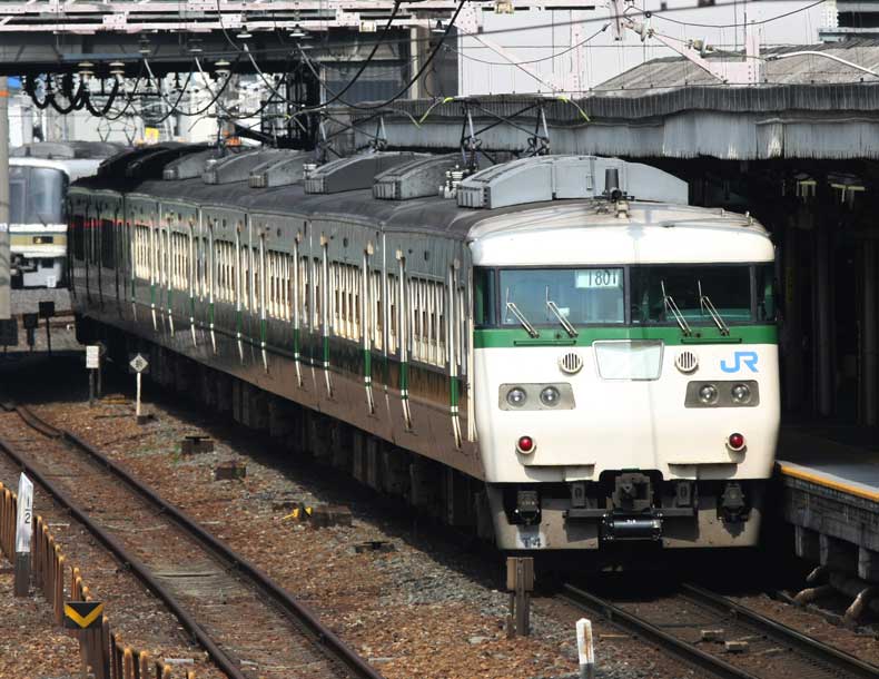 117系普通列車 東海道本線京都駅