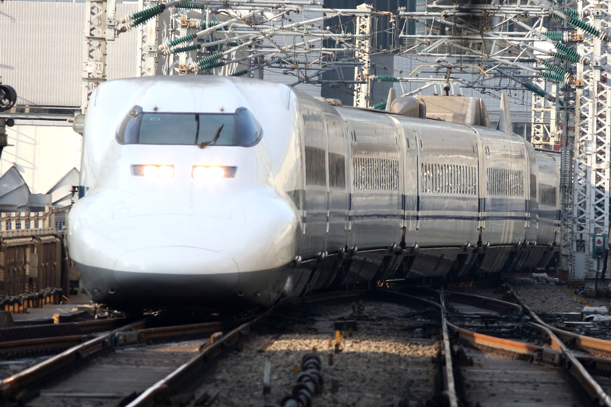 東海道新幹線東京駅入線　700系「のぞみ」