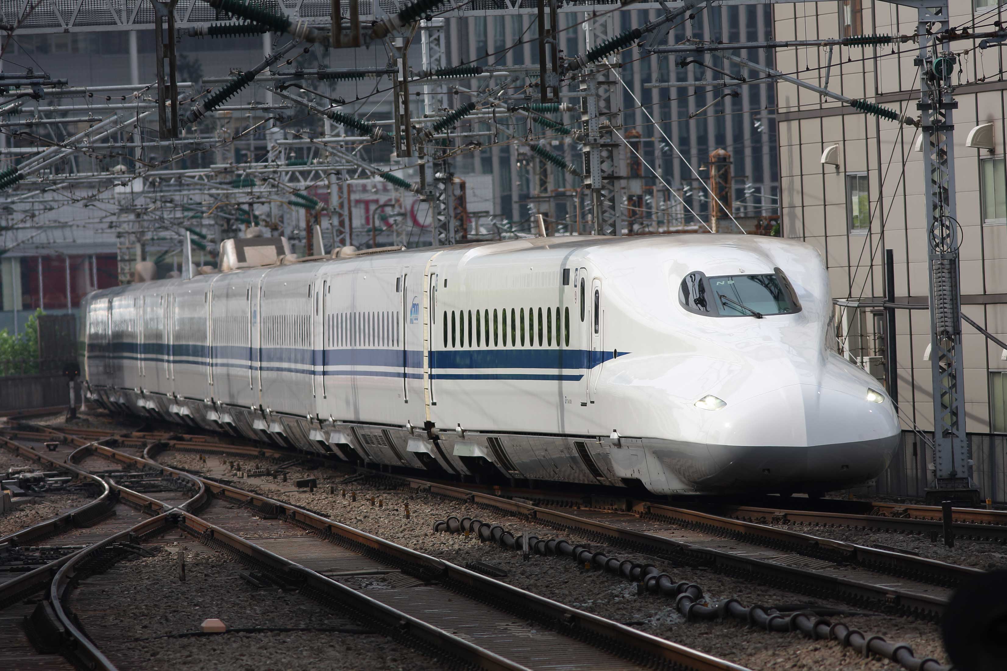 東海道新幹線東京駅入線　N700系「のぞみ」