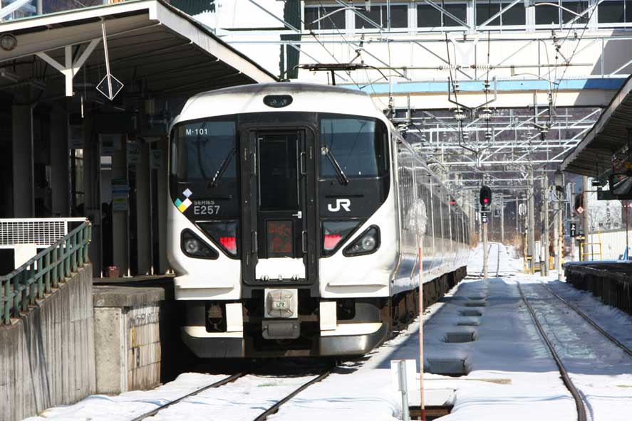 大糸線白馬駅