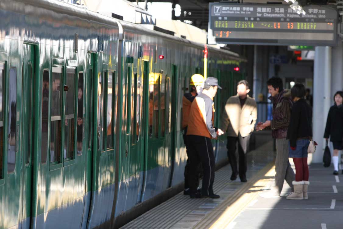 岡山駅瀬戸大橋線・宇野線ホーム