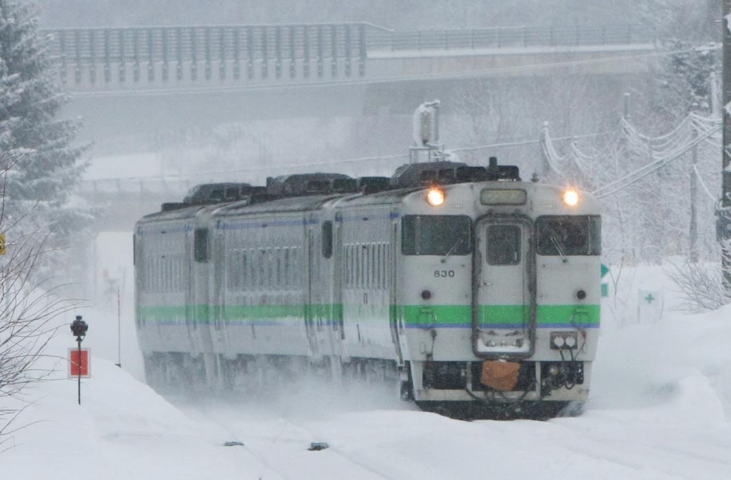 宗谷本線蘭留－塩狩　キハ40系普通列車