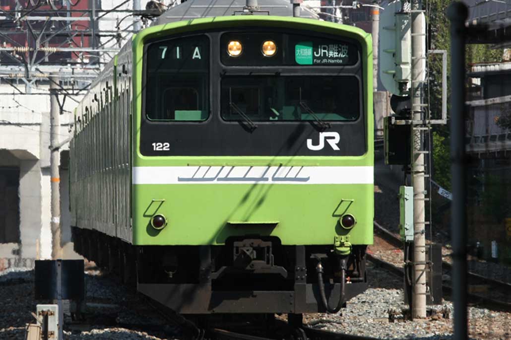 天王寺駅入線 関西本線201系普通列車
