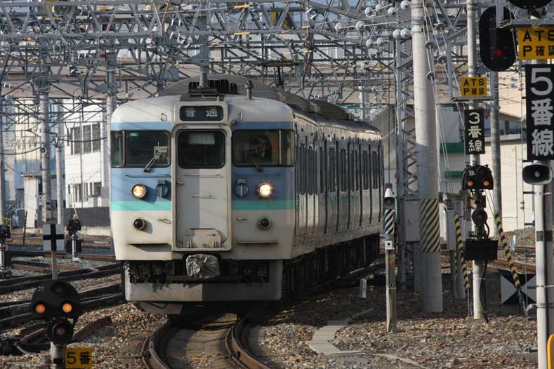 長野駅入線 115系普通列車