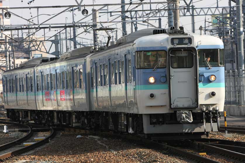 長野駅入線　115系普通列車