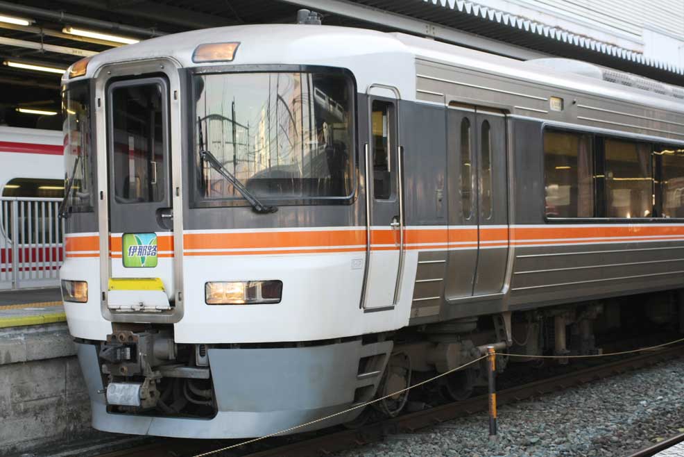 豊橋駅　373系特急「ワイドビュー伊那路」