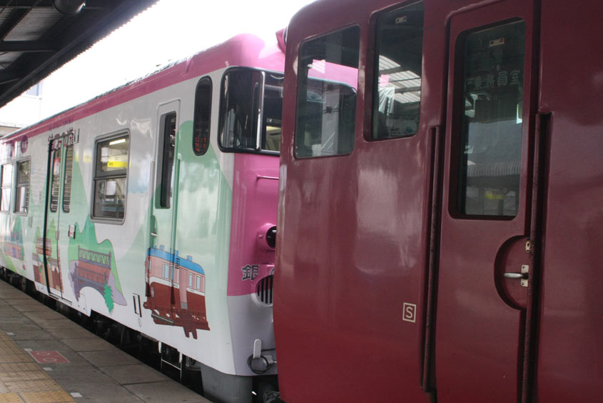 和田山駅 播但線普通列車キハ40系+キハ41系