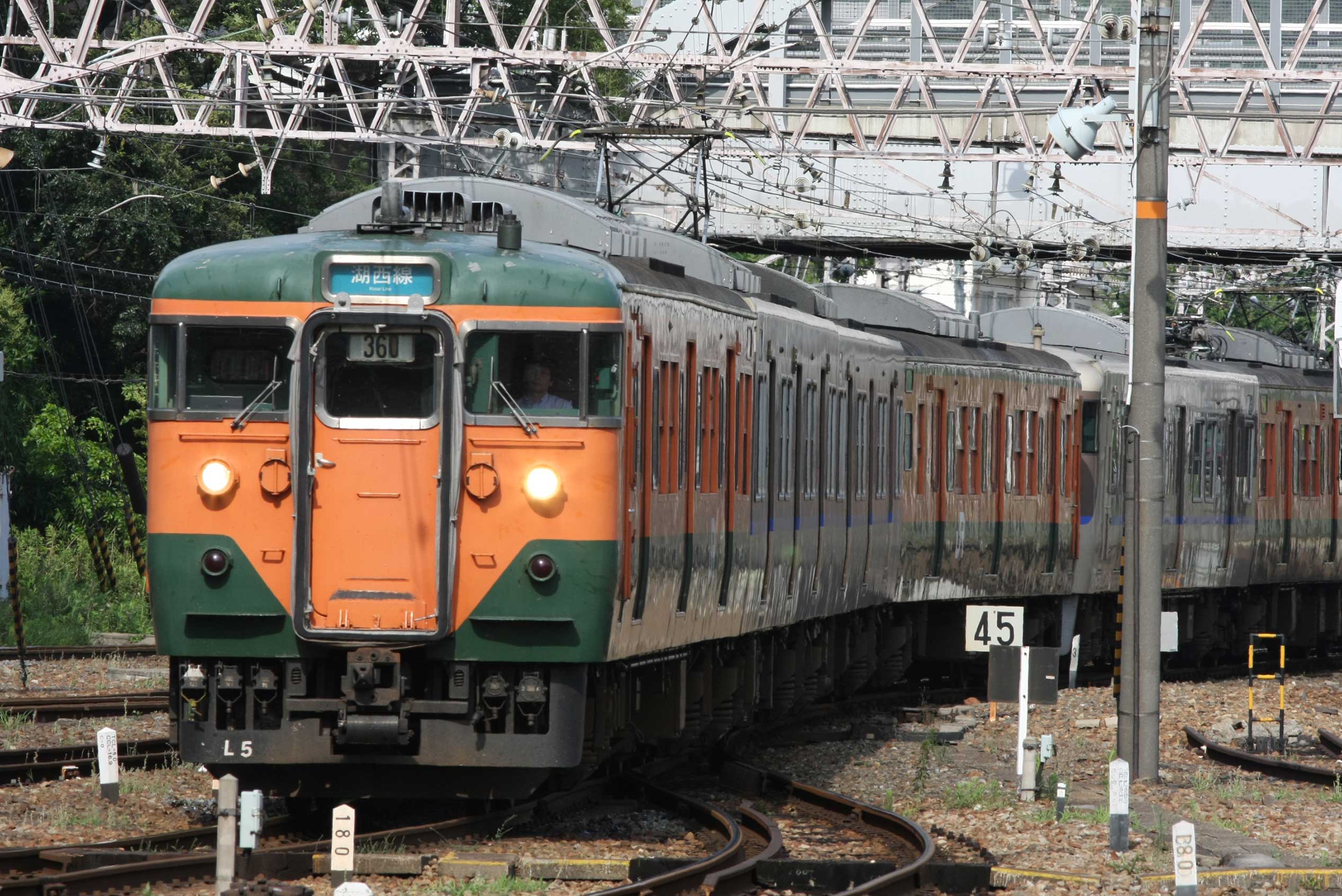 京都駅　113系普通列車