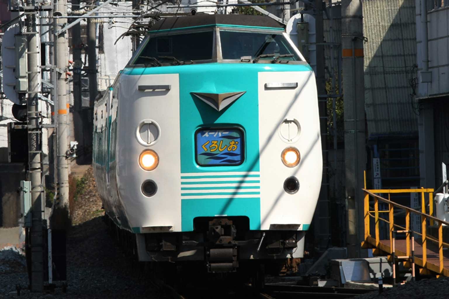 天王寺駅入線　381系特急「スーパーくろしお」