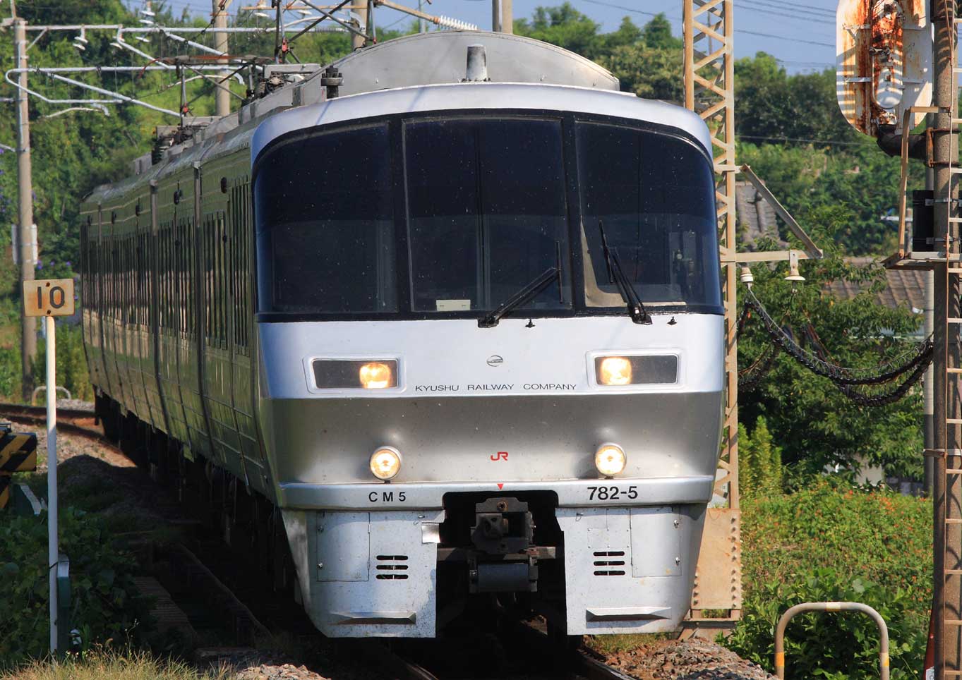 長崎本線多良－肥前飯田　783系特急ハイパーサルン「かもめ」