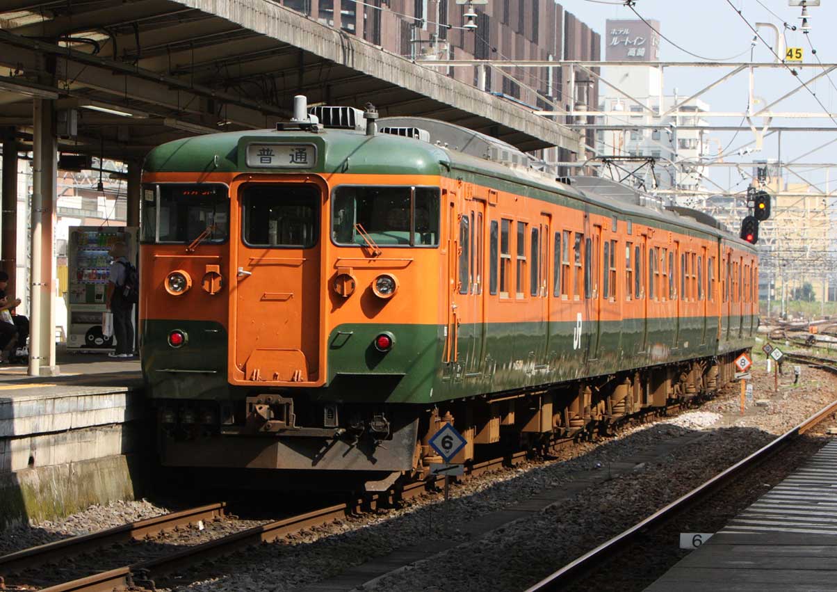 高崎駅　115系普通列車