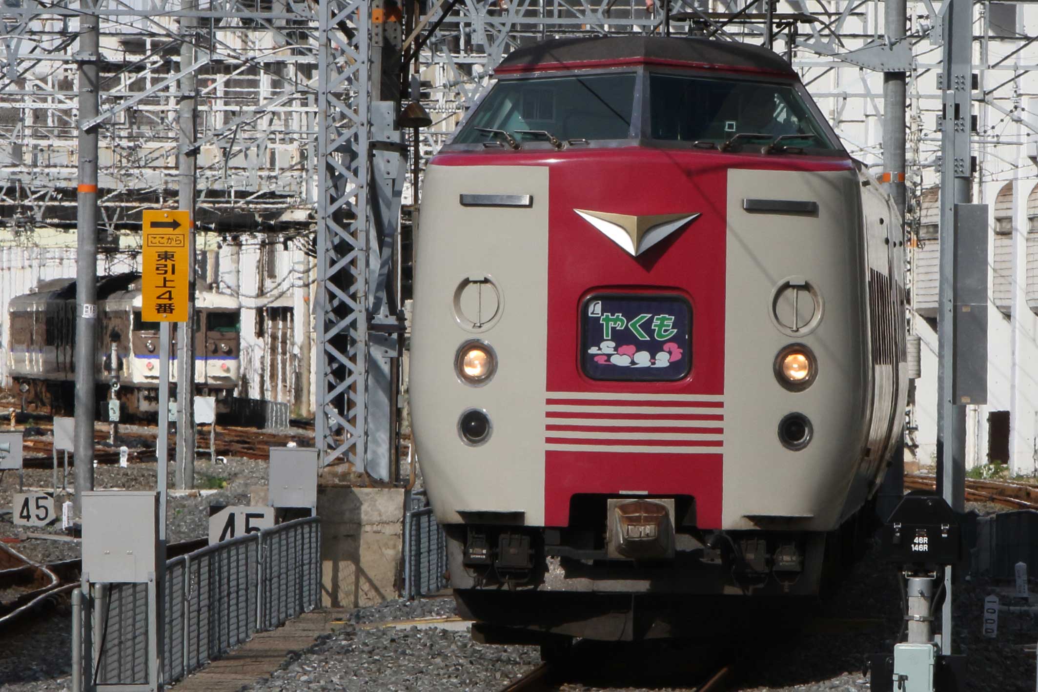 岡山駅　381系特急「やくも」