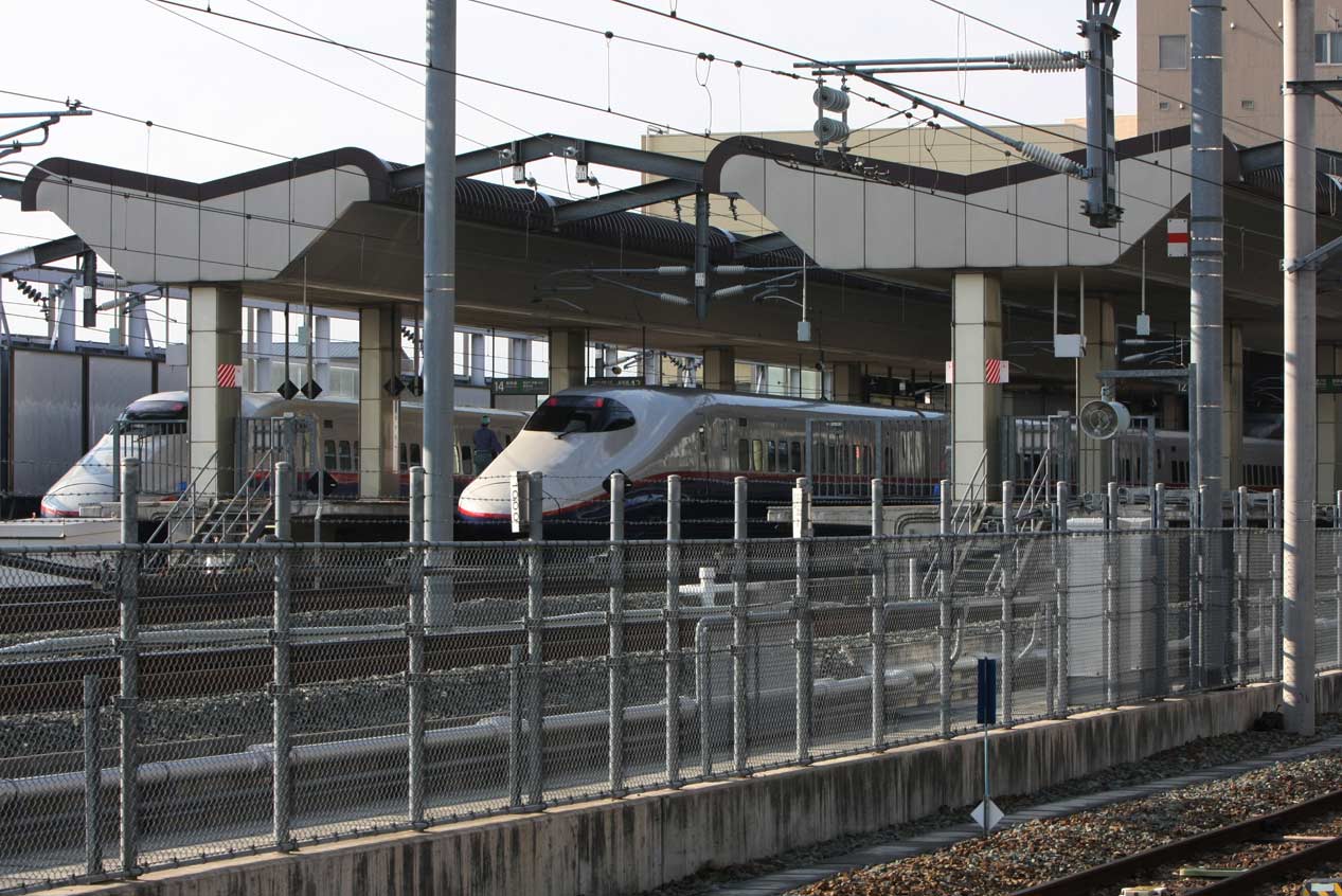 長野新幹線長野駅　E2系新幹線「あさま」