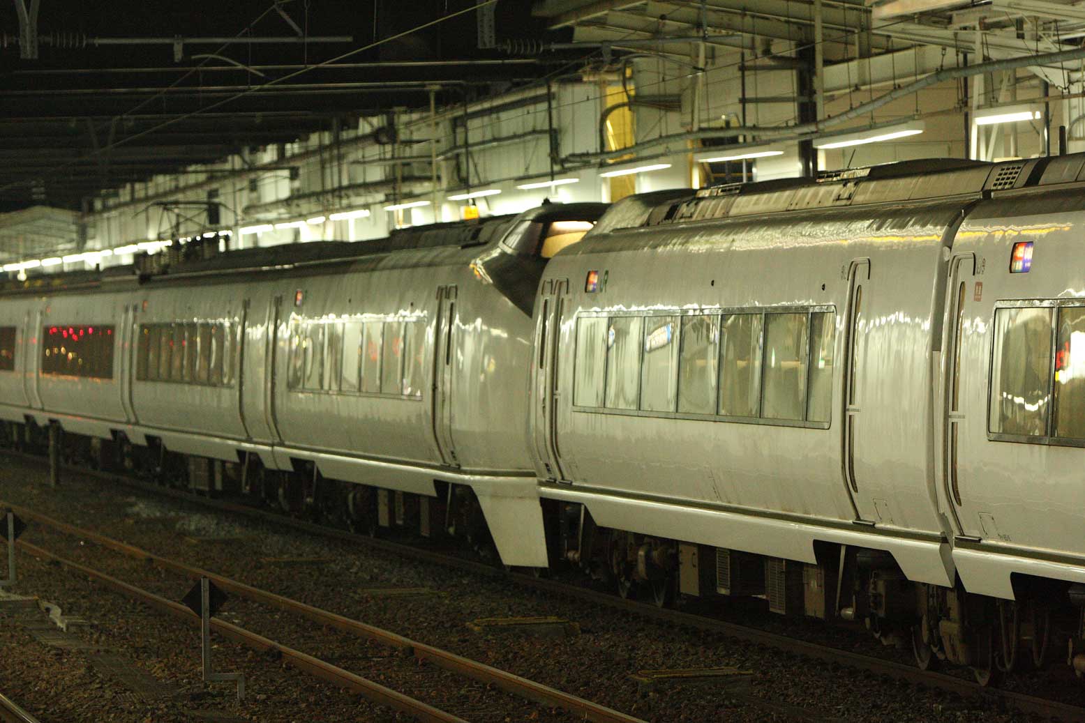 常磐線水戸駅入線　651系特急「スーパーひたち」