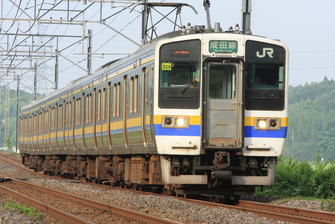 総武本線物井－佐倉　211系3000番台普通列車