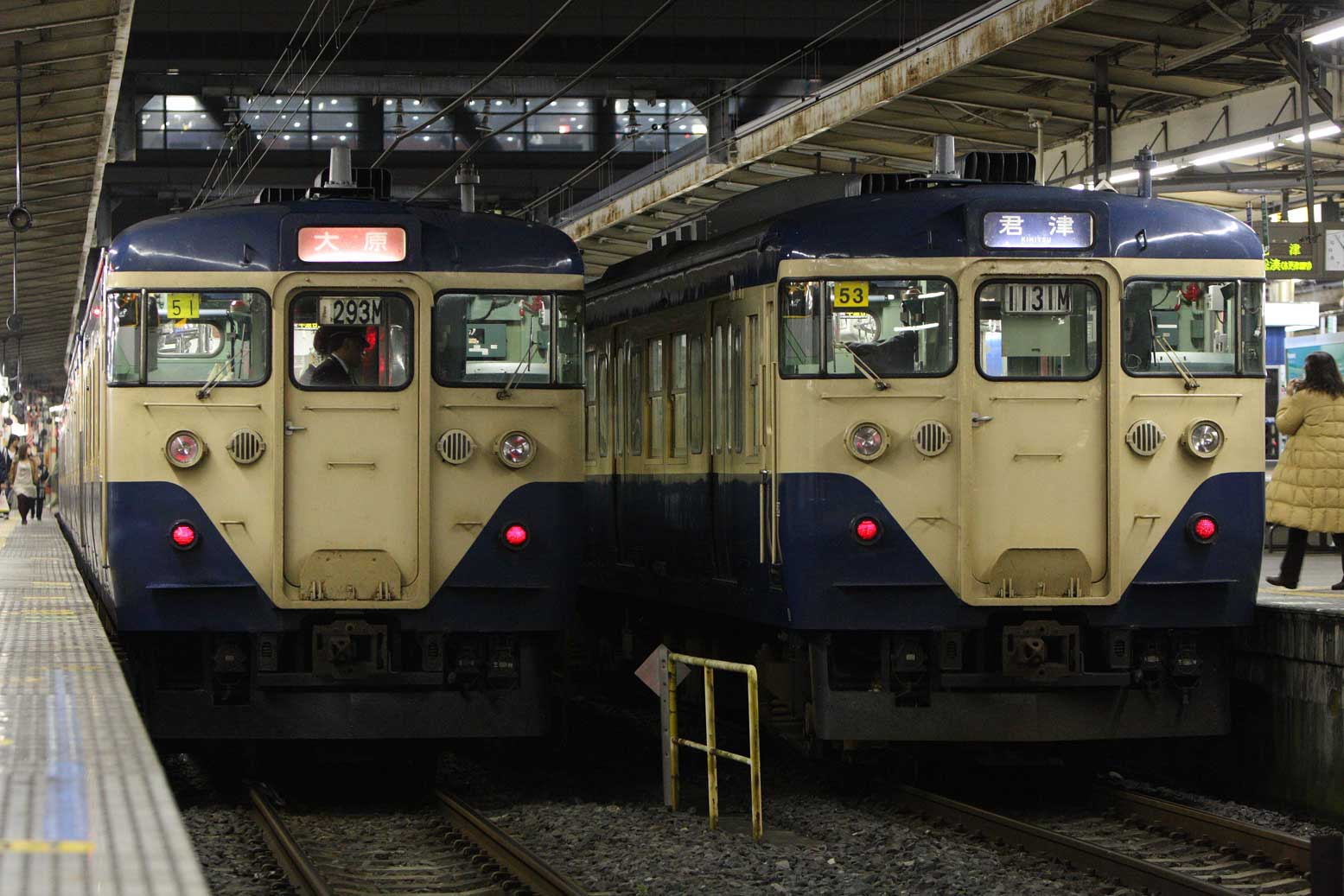 千葉駅　113系普通列車