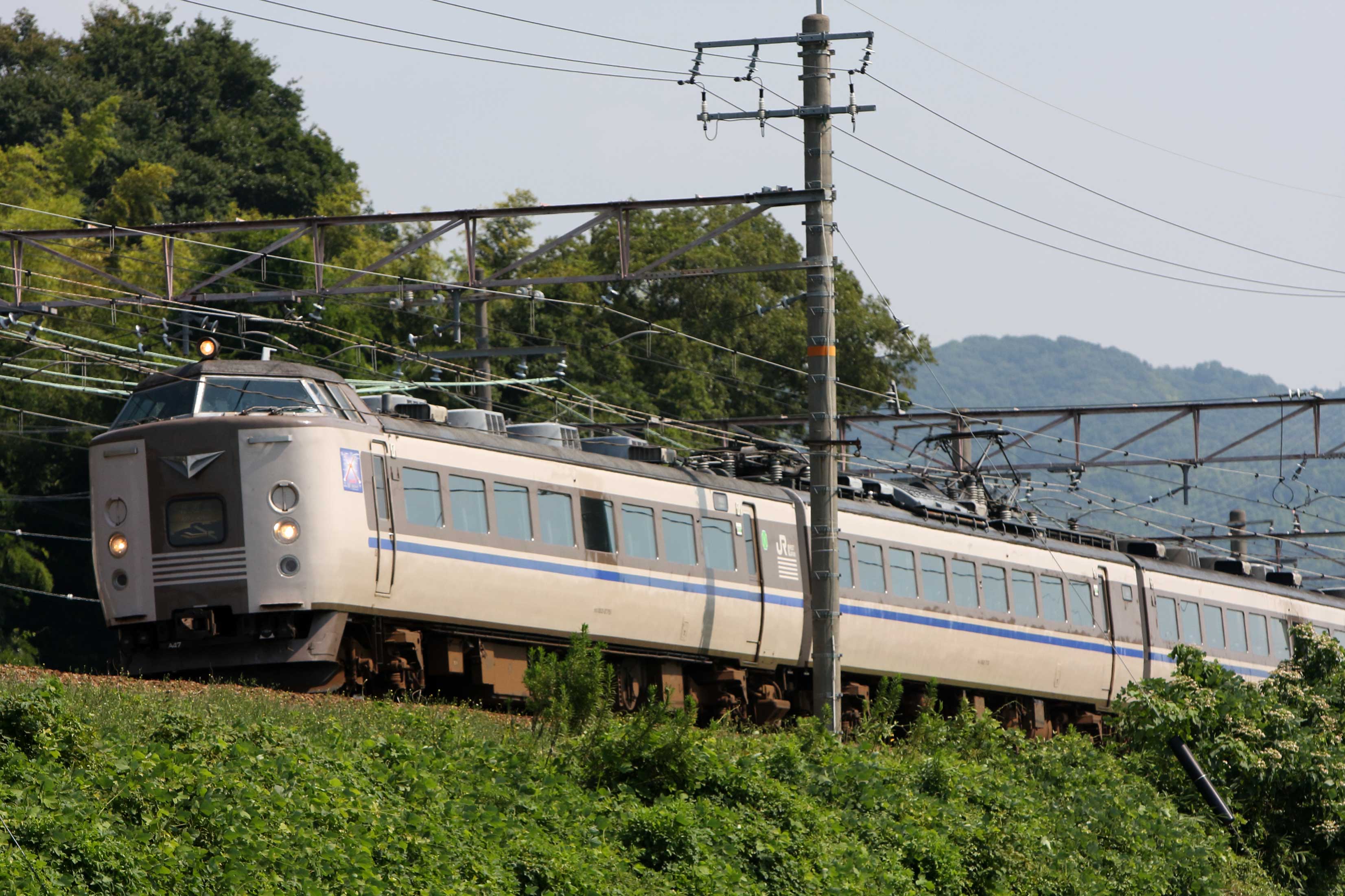 東海道本線高槻－島本　183系特急「北近畿」