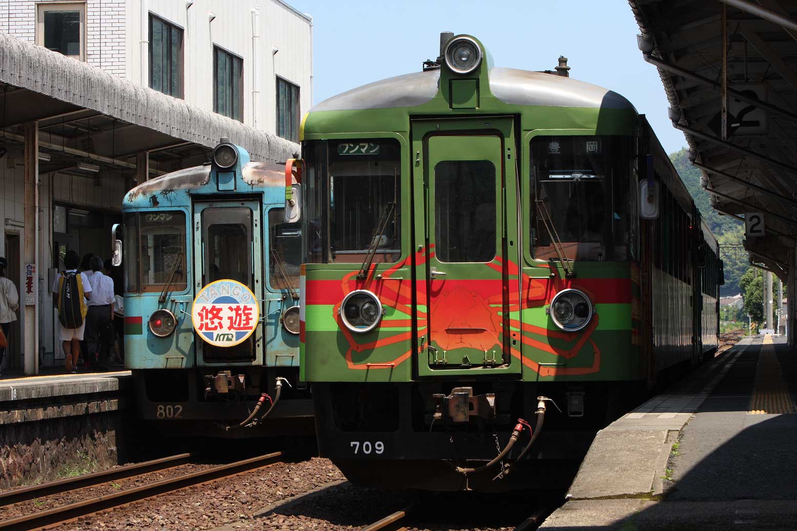 北近畿タンゴ鉄道宮津駅　普通列車