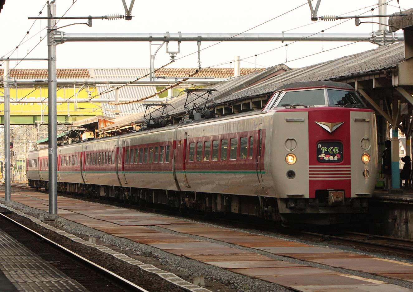 山陰本線米子駅　381系特急「やくも」