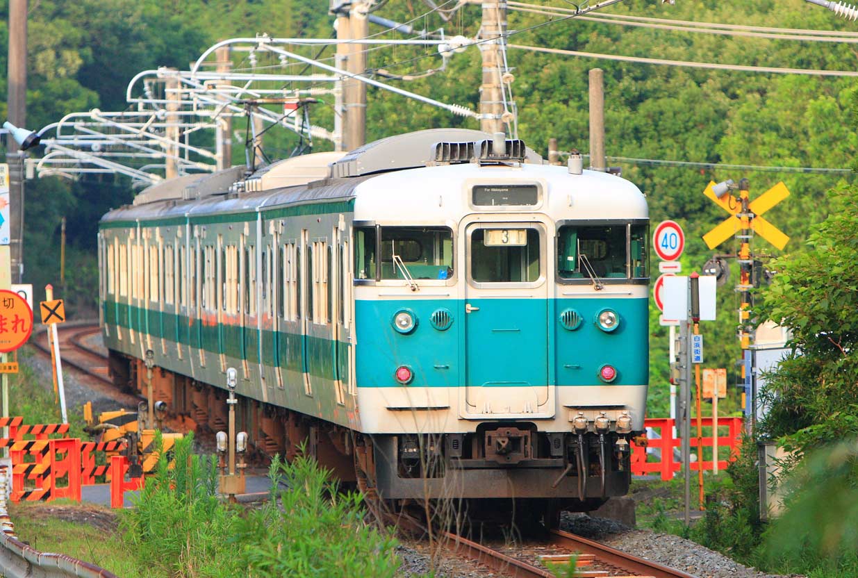 紀勢本線朝来-白浜 113系普通列車