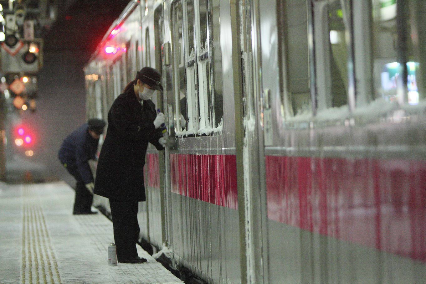 秋田駅 710系普通列車
