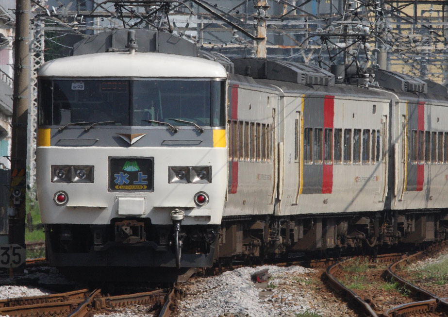 高崎駅　185系特急「水上」