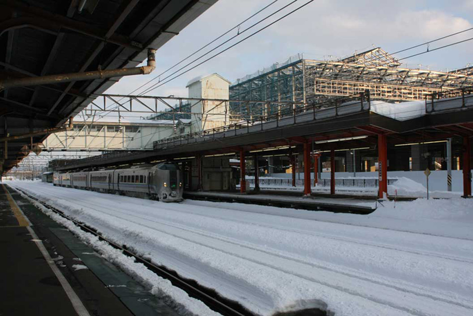 旧旭川駅 789系1000番台特急「スーパーカムイ」