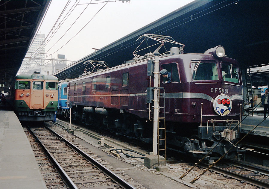 東京駅　EF5861牽引＋14系臨時特急「踊り子」