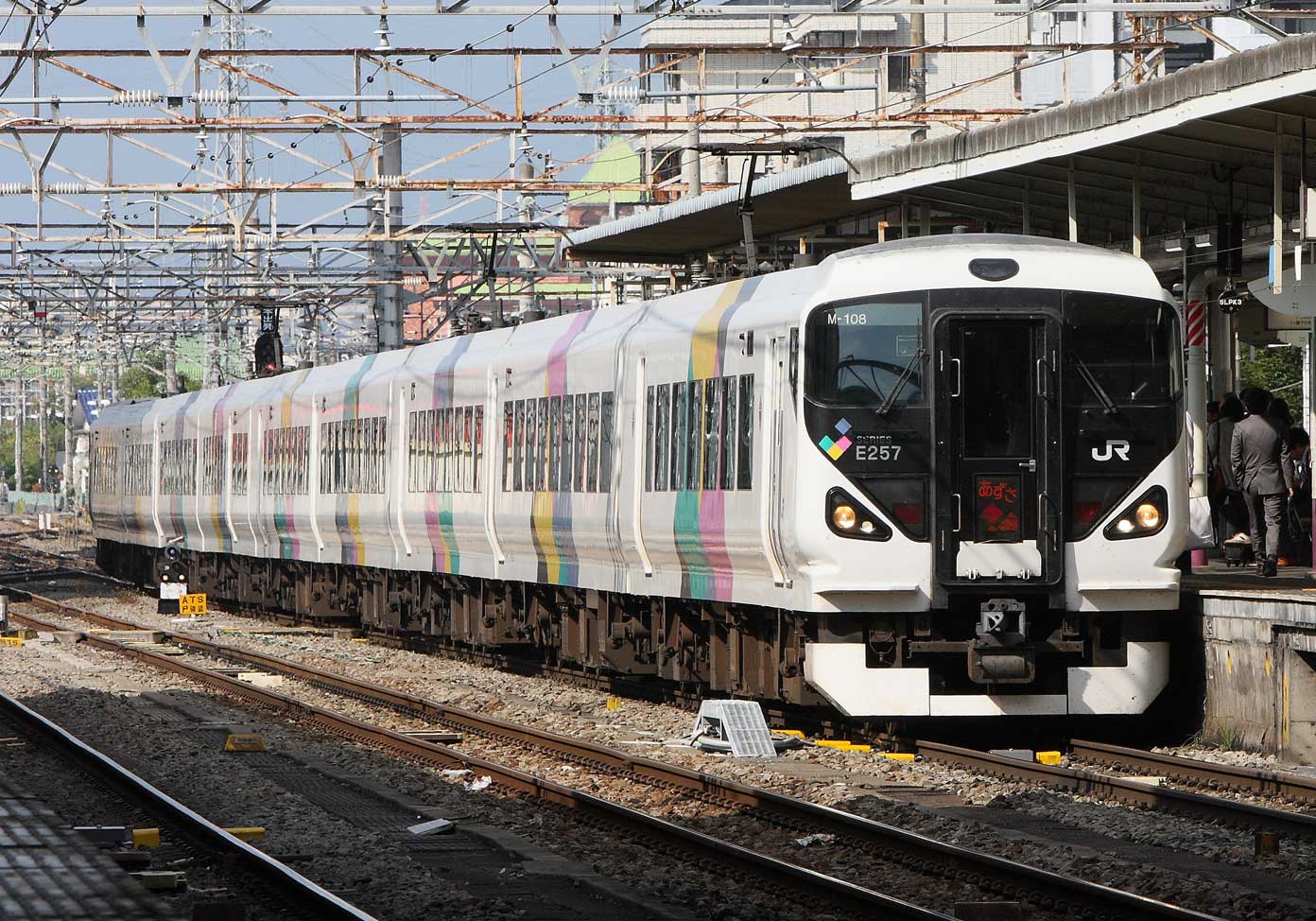 中央本線甲府駅　E257系特急「あずさ」