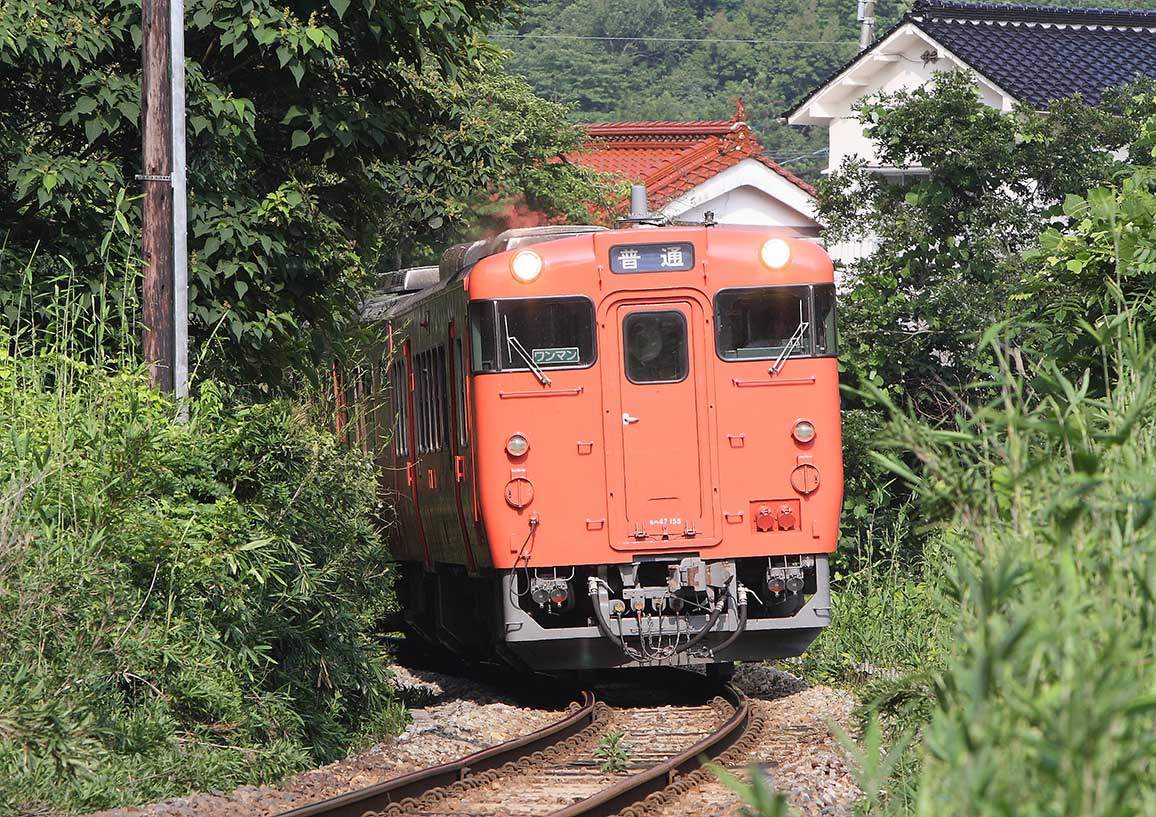 芸備線上深川－狩留家　キハ47普通列車