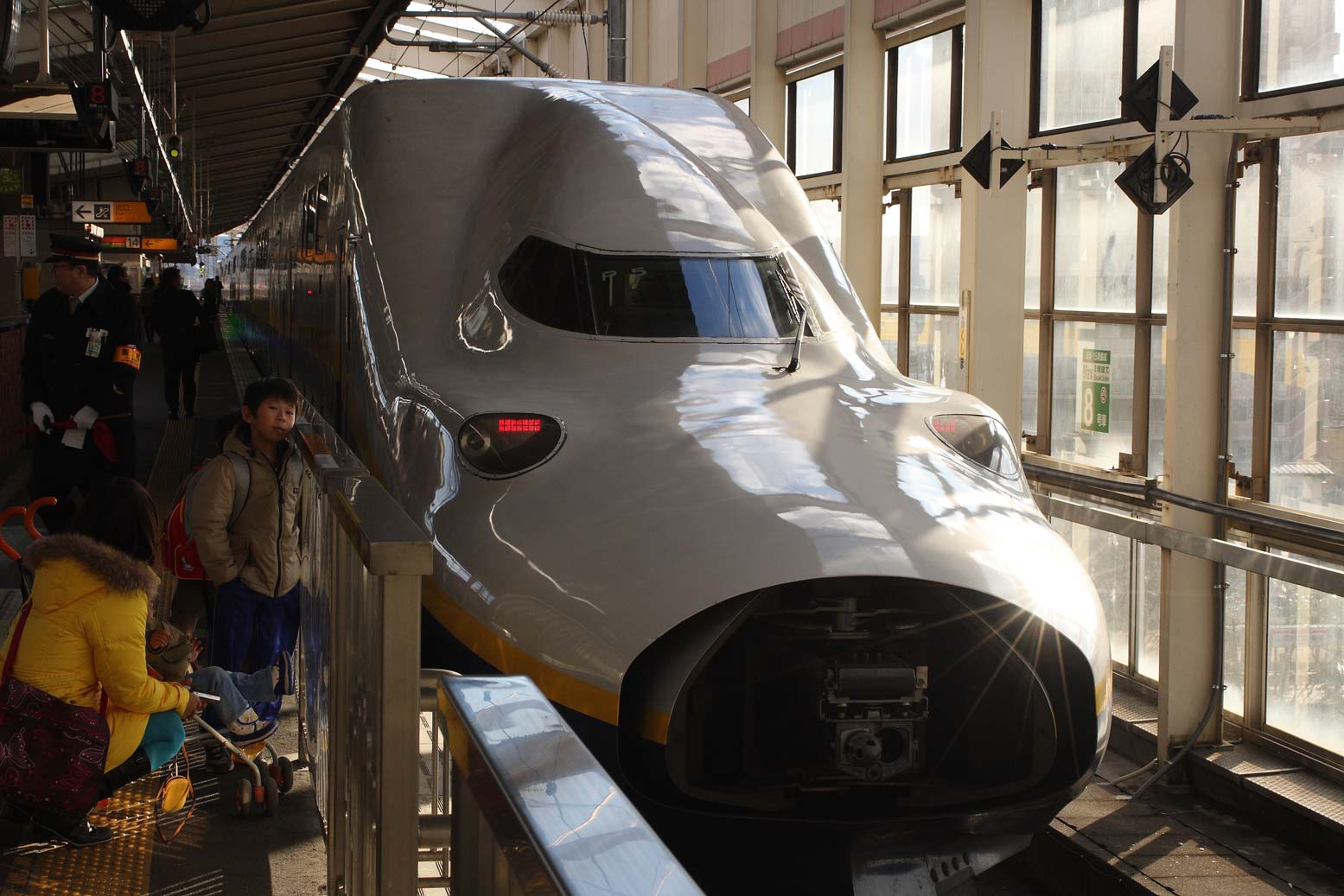 福島駅　東北新幹線E4系「Maxやまびこ」